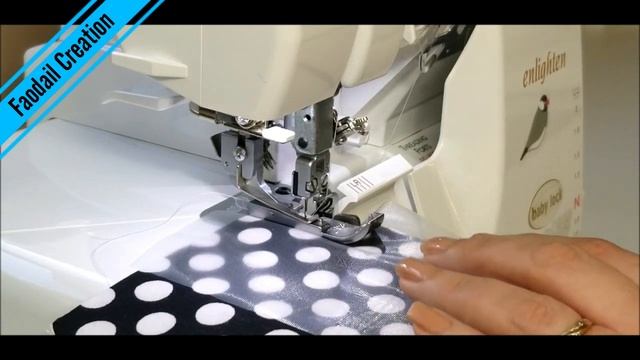 DECORATIVE SERGER STITCHES, | How to do a blanket stitch on the Babylock Enlighten Serger смотреть онлайн