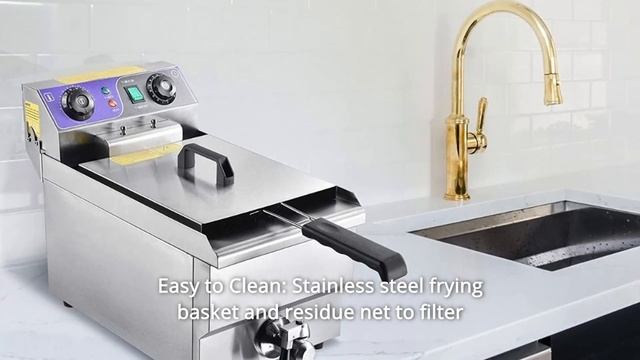 WeChef Commercial Deep Fryer Review смотреть онлайн