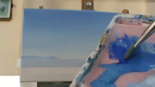 Морской пейзаж акрилом.  Seascape In Acrylic