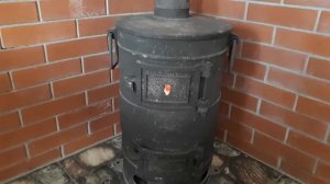 Буржуйка ПОВ 57 на угле.