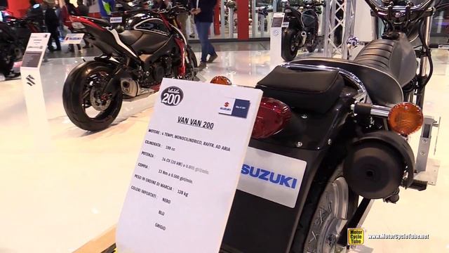 2017 Suzuki Van Van 200 - Walkaround - 2016 EICMA Milan смотреть онлайн