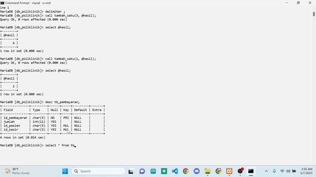 Stored Procedured dan Function dalam MySQL menggunakan CMD смотреть онлайн