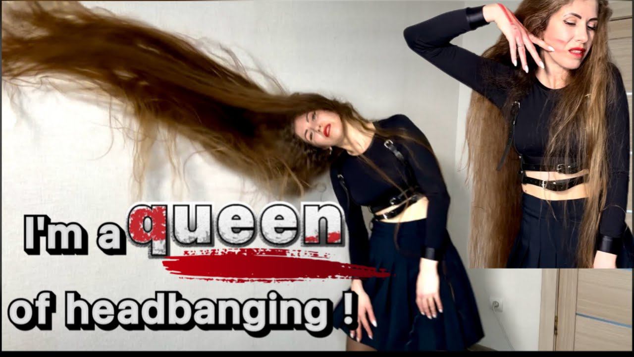 Crazy Hair Shaking. ROCK Rapunzel