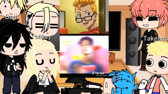 Tokyo revengers react to funny video of them/Gacha club/Part 1/2 смотреть онлайн