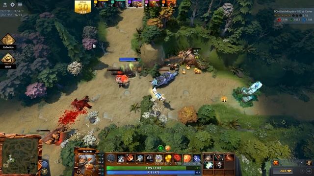 ?КОРОЛЕВСКАЯ БИТВА И СИМУЛЯТОР ФАРМА ДОТА 2! Battle of Mirkwood Custome week