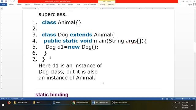Static Binding and Dynamic Binding in Java смотреть онлайн