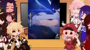 реакция персонажей геншина на тт //2 часть// (◕ᴗ◕✿) /есть стекло!/