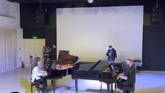 Khachaturian Aram - Sabre dance (4 hands) - Spring concert in Haileybury Almaty смотреть онлайн
