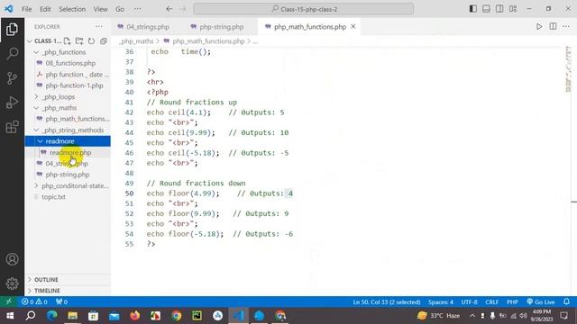 PWDS 29 Class 15 PHP Class 2 смотреть онлайн