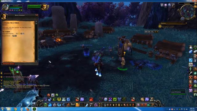 WoW Warlords of Draenor Shadowmoon Valley Death Knight Questing 01 смотреть онлайн