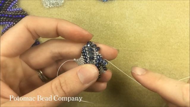 Zig Zag Raised Chevron Peyote Bracelet- DIY Jewelry Making Tutorial by PotomacBeads смотреть онлайн