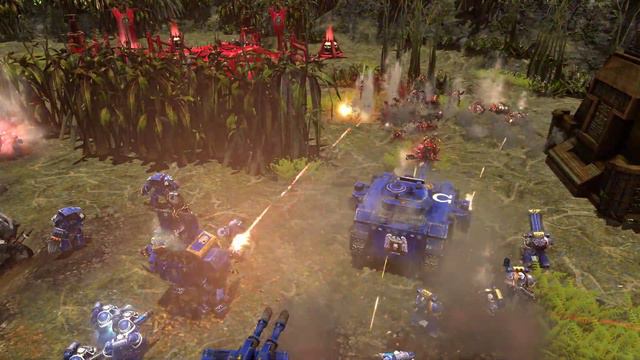 Titus & Ultramarines vs Legion of Khorne! - Elite Mod | Warhammer 40K: Dawn of War 2: Retribution смотреть онлайн