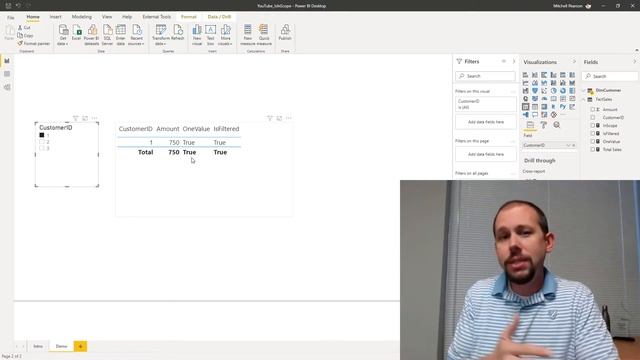 ISINSCOPE and HASONEVALUE functions in DAX and Power BI Desktop смотреть онлайн
