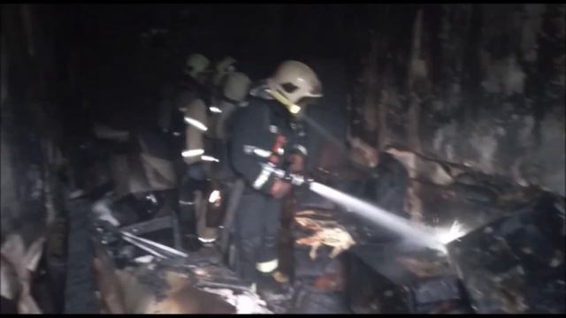 В здании Демидовской городской больницы произошёл пожар смотреть онлайн