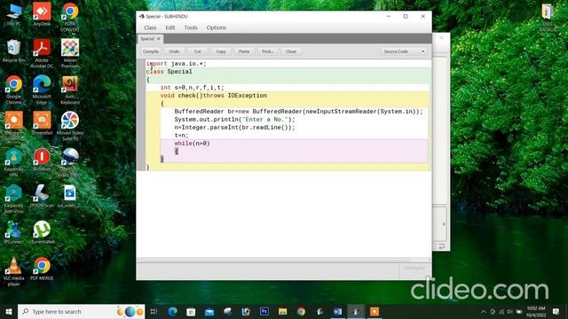 Write a java program to input a number and print whether the number is a special number or not. смотреть онлайн