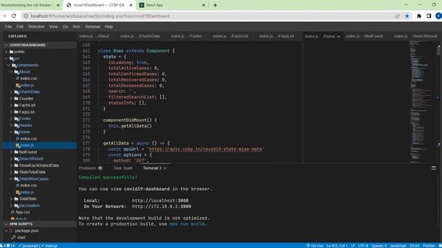ReactJS | Mini-Project Covid Dashboard| CCBP 4.0 | NXTWAVE смотреть онлайн