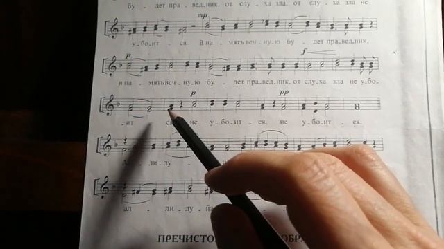 В память вечную -Г. Ломакин(запричастный стих).Нотный разбор. смотреть онлайн