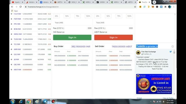 Huge News For Indian Users|Trade ABST In Fiat|My Best Pick For 2020 смотреть онлайн