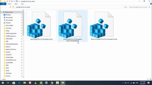 Add or Remove Google Drive to File Explorer Navigation Pane in Windows 10 2019 смотреть онлайн