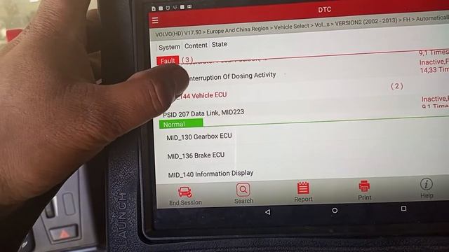 volvo truck how adbule off and diagnosed with launch x431 heavy duty scan tool in muscat Oman смотреть онлайн