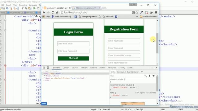 login registration system using oops concept in php hindi(media query) part-2 смотреть онлайн