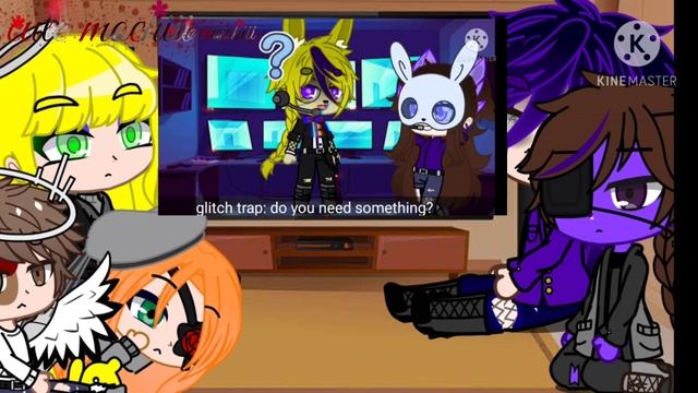 aftons react to "glitchtrap talks in bunny language" • suggested by ARVIND SENGAR • FNAF gacha club смотреть онлайн