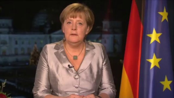 Ангела Меркель с Новогодним обращением