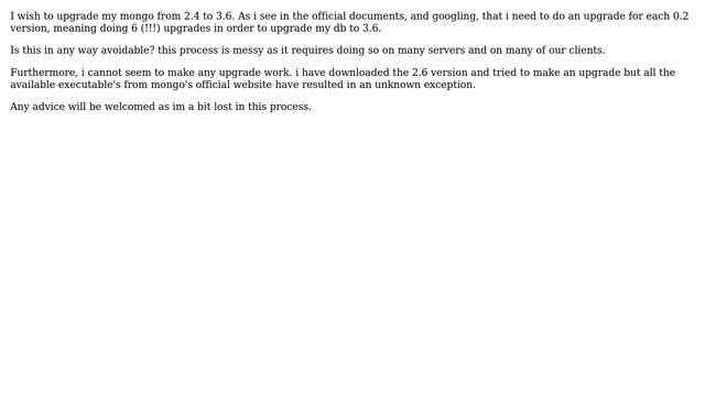 Databases: Upgrading from MongoDB 2.4 to 3.6 смотреть онлайн