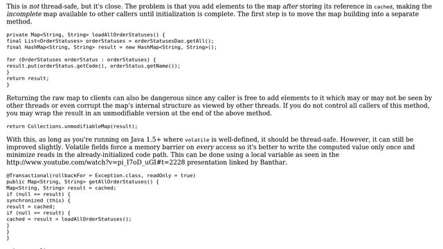 Double checked locking 101 (2 Solutions!!) смотреть онлайн