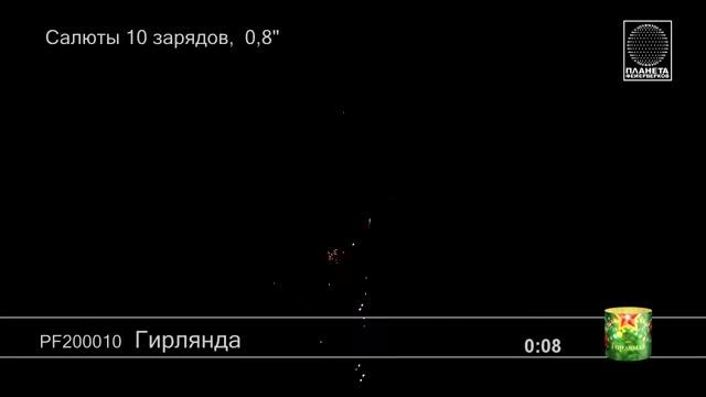 Гирлянда PF200010  салют Планета фейерверков NEW