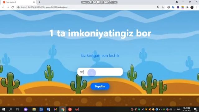 java script va cssda tayyorlangan game смотреть онлайн