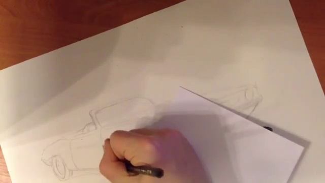 Let's draw(рисуем машину простым и акварельным карандашами) смотреть онлайн