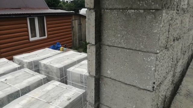 Опалубка армопояса, строю дом из теплоблока