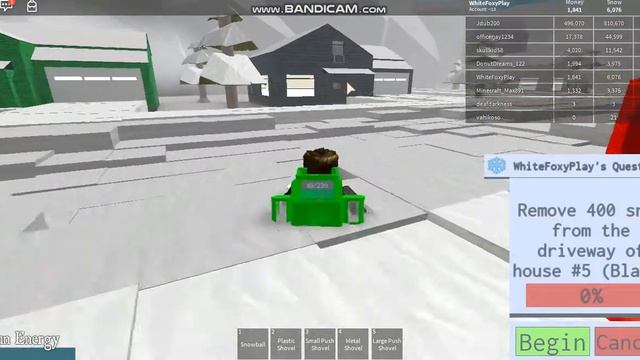 Продолжаем собирать снег :/ ROBLOX смотреть онлайн