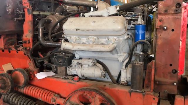 ДТ-75 установлен двигатель ЯМЗ-236 смотреть онлайн
