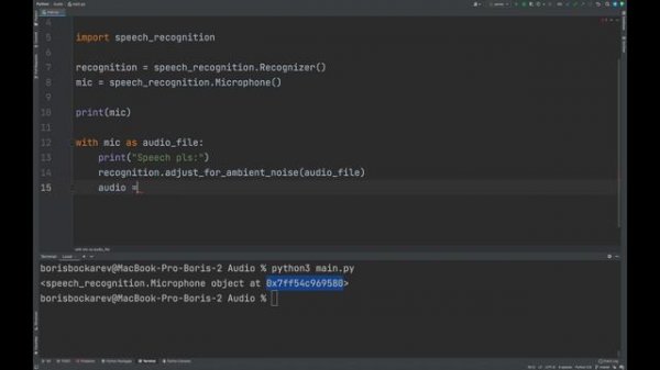 [Python] Создаем голосового помощника | распознание голоса за 5 минут