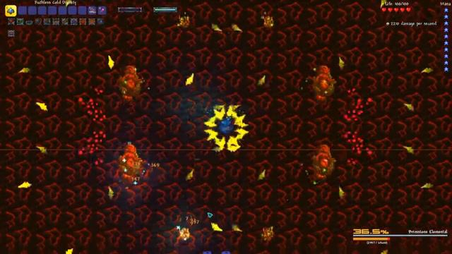 Terraria Calamity Revengeance Mode - Shroomed - Defiled Brimstone Elemental No Hit. смотреть онлайн