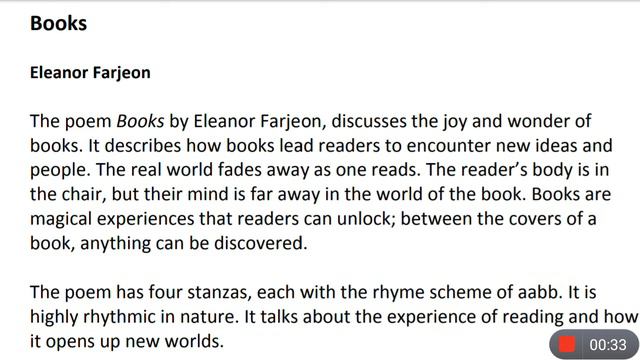 Books Poem | By Eleanor Farjeon | Summary In English | Gulmohar | Class 5 | #mahmadstudycircle смотреть онлайн