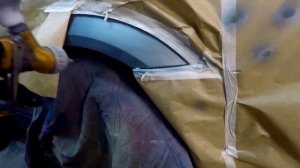 Локальная по краска арки авто