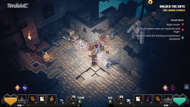 Minecraft Dungeons Spooky Fall Event 2022 #4 Lower Temple Reward Gloopy Bow смотреть онлайн