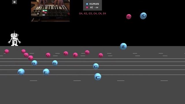 AI Duet 3D 0.4 | neural network melody + Three.js music animation смотреть онлайн
