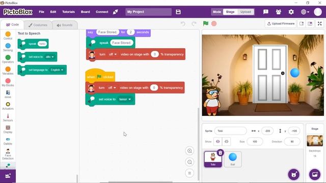 Automatic Door Unlocking System Using Face Recognition in PictoBlox | AI and ML Projects смотреть онлайн
