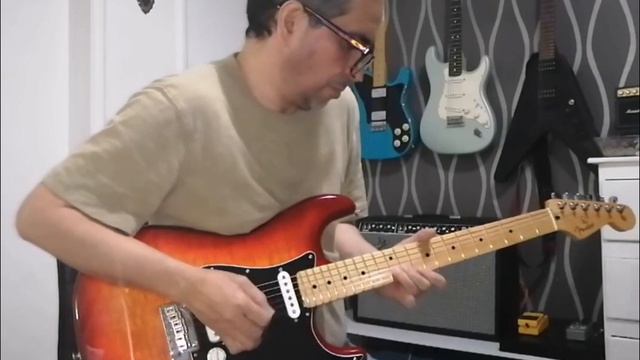 "Deluxe Tweed” amp model based on a Fender 5E3 Deluxe. Fender strat player Blues playing смотреть онлайн