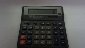 Калькулятор CITIZEN с солнечной батареей
