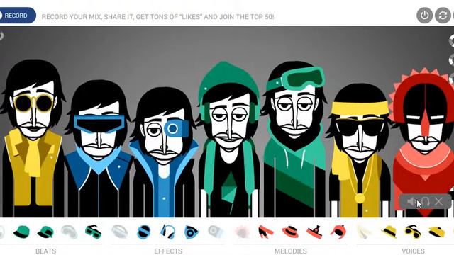 Incredibox Создаем музыку с помощью мужиков смотреть онлайн