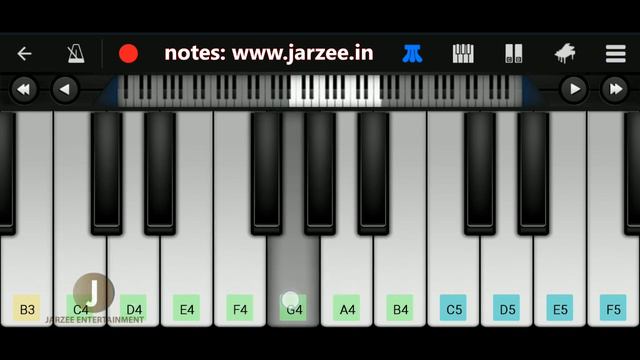 Vaaste Piano (Dhvani Bhanushali, Tanishk Bagchi) - Easy Mobile Perfect Piano Tutorial смотреть онлайн