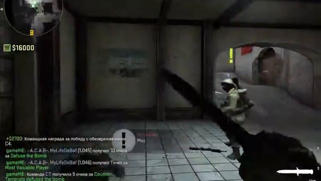 Фановая игра с другом на карте Dust 2 смотреть онлайн