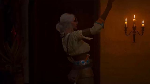 Цири обнаруживает картину с Геральтом в Корво Бьянко смотреть онлайн