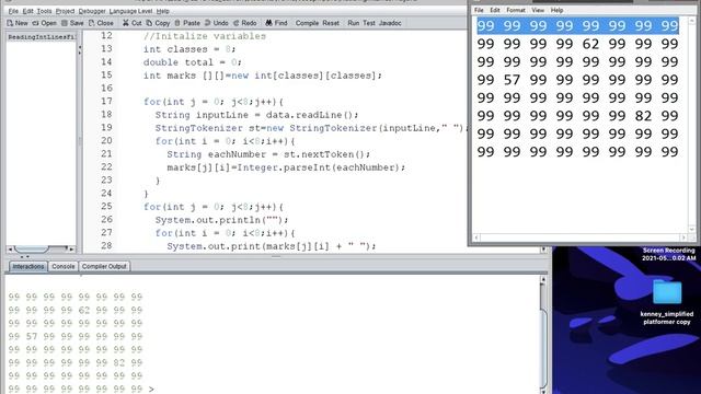 Read many lines of data JAVA смотреть онлайн