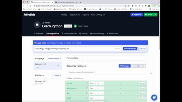 How to install the Python environment to your GitHub repo with a single command using AS Platform смотреть онлайн